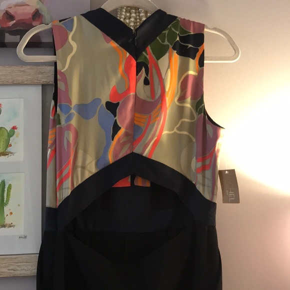 Rachel Roy January Khaki Combo Jumpsuit SZ 6 - Picture 5 of 5